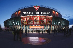 No more Corel Centre -- Canadian Tire Centre towards the end of the first decade in the in 2000.